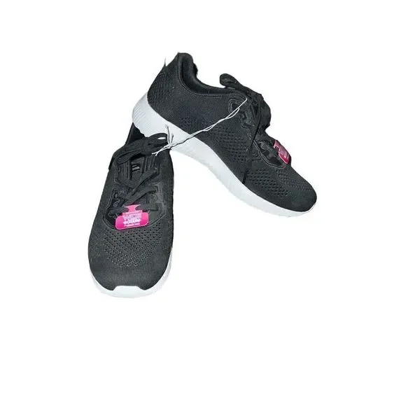 NWT SKECHERS Memory Foam Black Athletic Shoes Size 8 - Picture 1 of 5